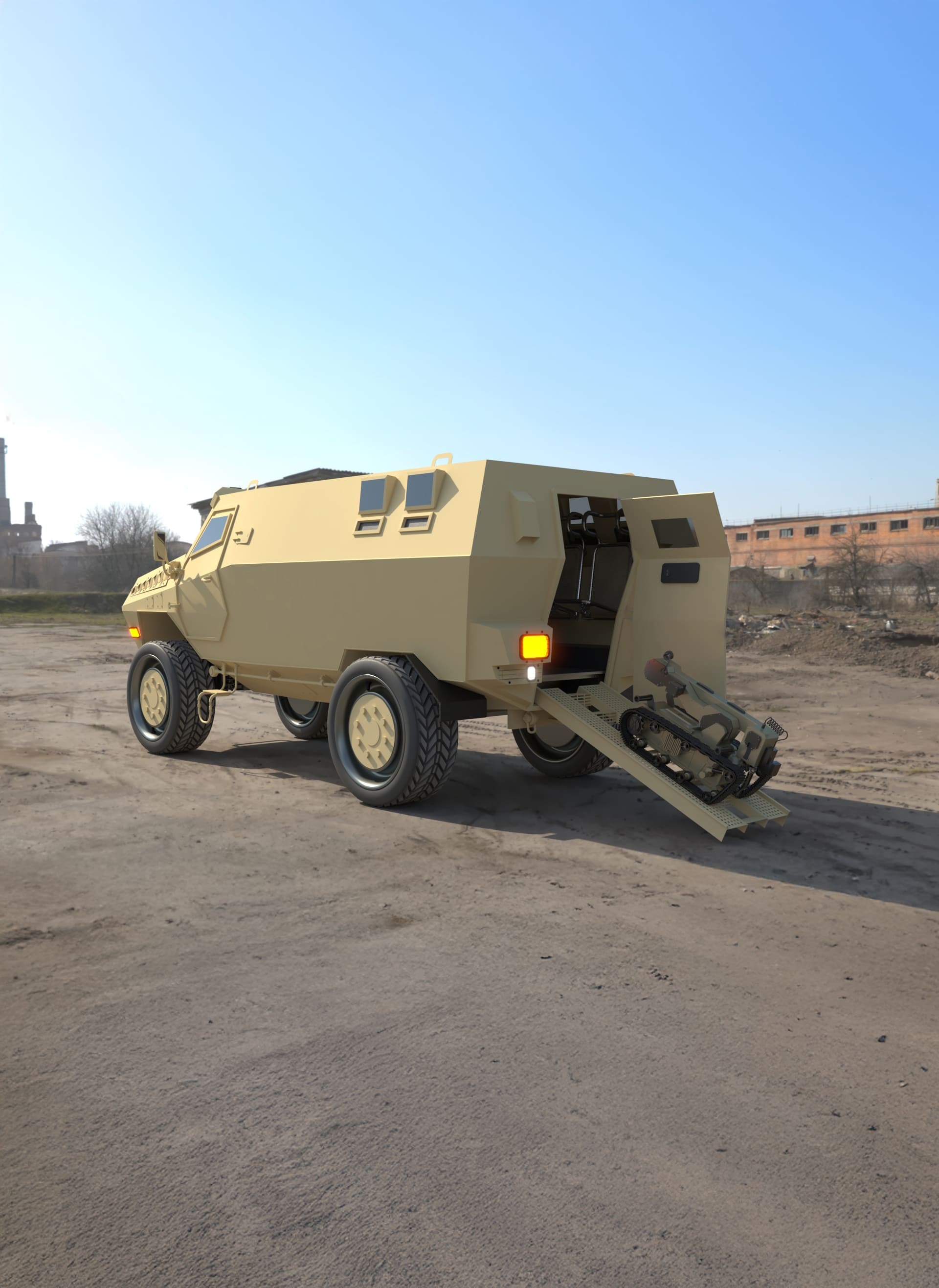 عربة إزالة المتفجرات